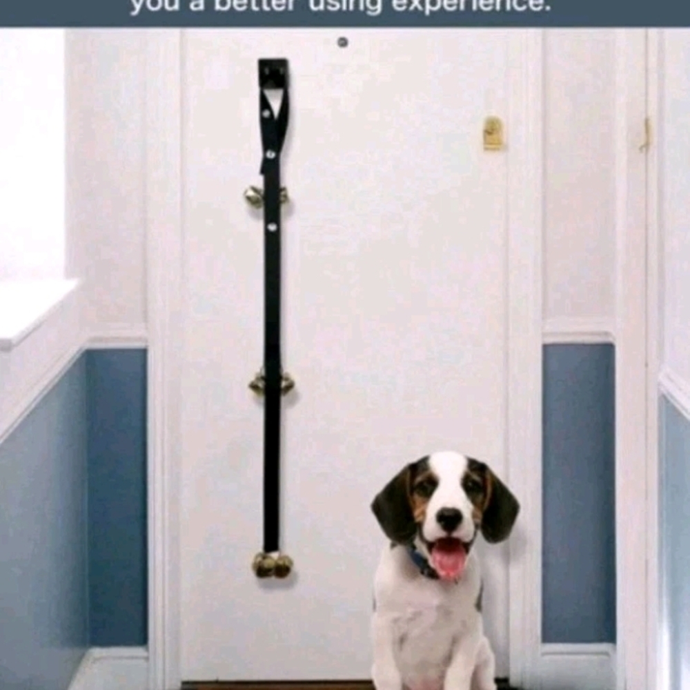 Luckyiren Puppy Dog Doorbells for Door Knob Good for Potty Training - Picture 3 of 3